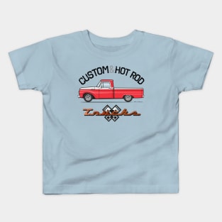 Custom Red and White Kids T-Shirt